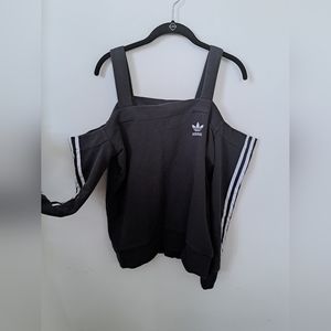 Adidas cold shoulder top